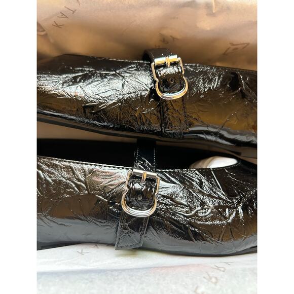 Katy Perry Women's The Evie Mary Jane Ballet Flats Black 10M New in Box! - Picture 5 of 9